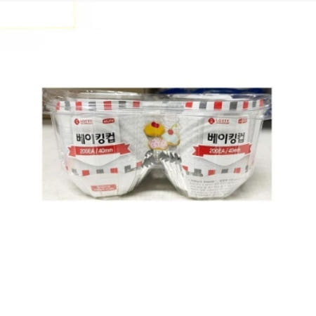일성 식자재 베이킹컵 롯데 200p 원형 15ux40mm X50개