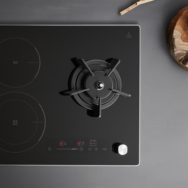 방문설치 3구 후드 연동형 가스 하이브리드 인덕션 렌지 쿡탑 전기 레인지 빌트인, ERG5103 LPG