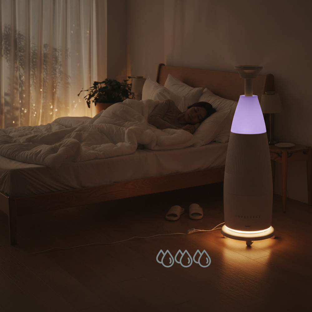 한경희 20L 대용량 BLDC 듀얼 UV살균 가열 복합식 헤파필터 가습기 상부급수