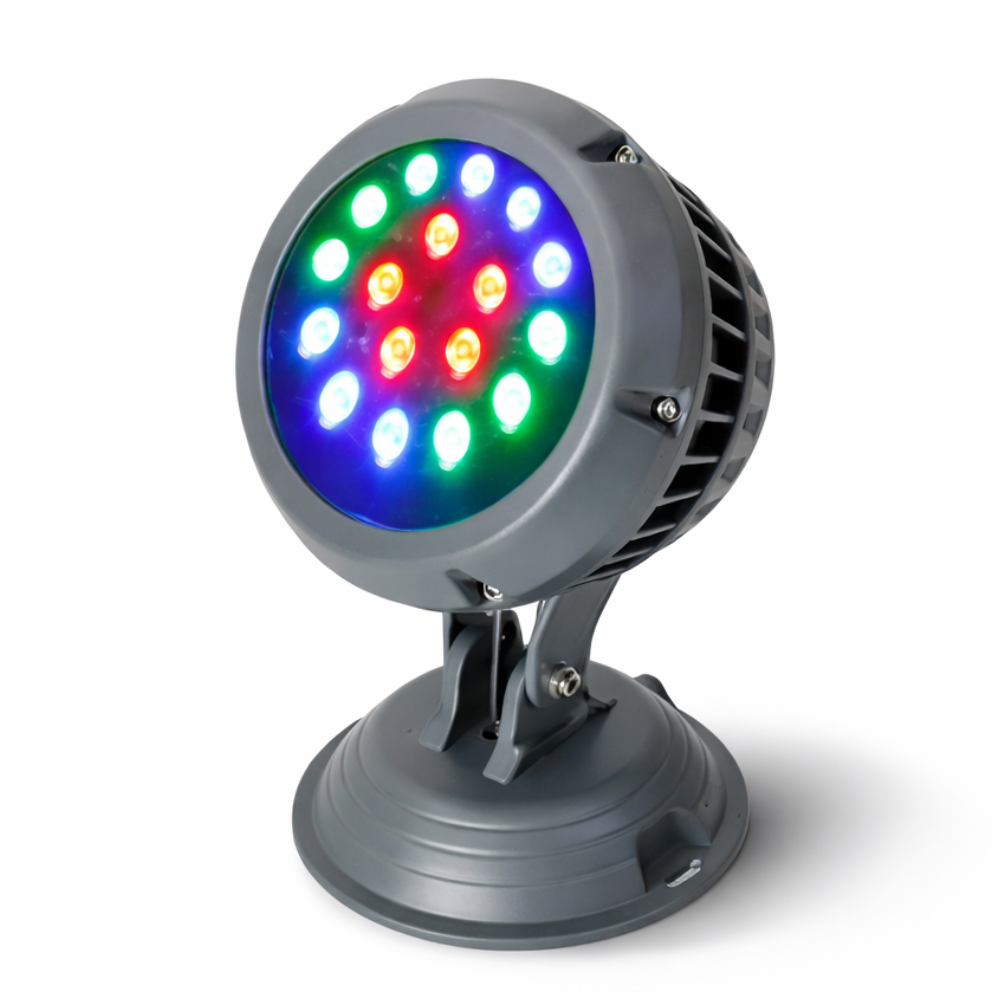 [해아람 RGB C40] 컬러 수목등 LED 투광등 40W DC 방수 IP67 투광기 - 상품 이미지