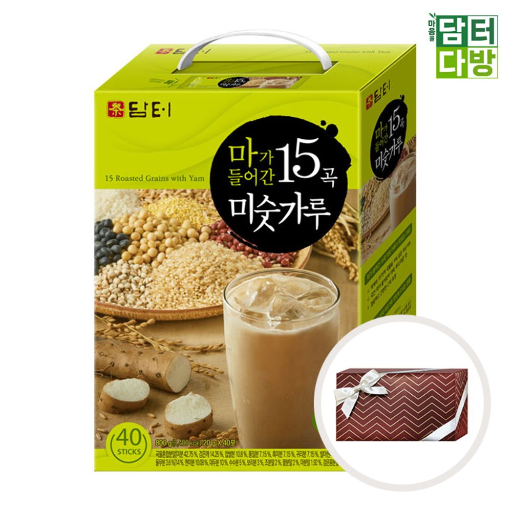 (수제선물포장) 담터 마가들어간 15곡 미숫가루 40스틱 - 상품 이미지