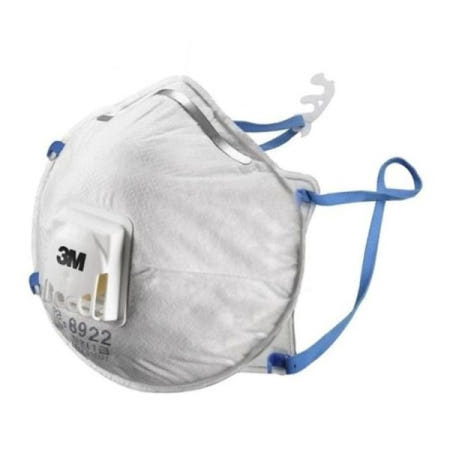 염료 안면부 여과식 방진마스크 8922 1급(10개입) 3M