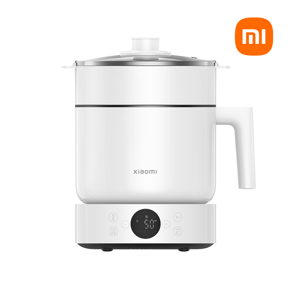 샤오미 라면포트 미니밥솥 1.5L 1~3인용 소형 예약취사 보온 찜