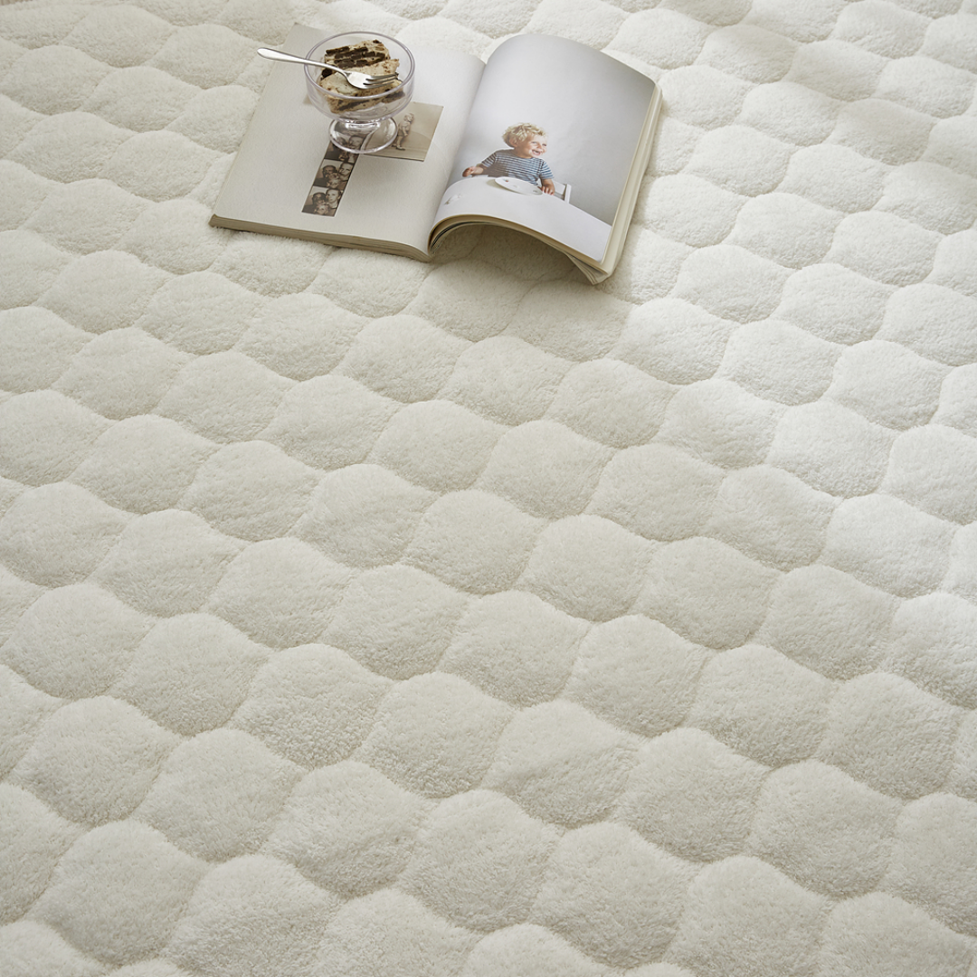 호이데코 라쎄 토퍼 러그 크림 아이보리, 200x300cm