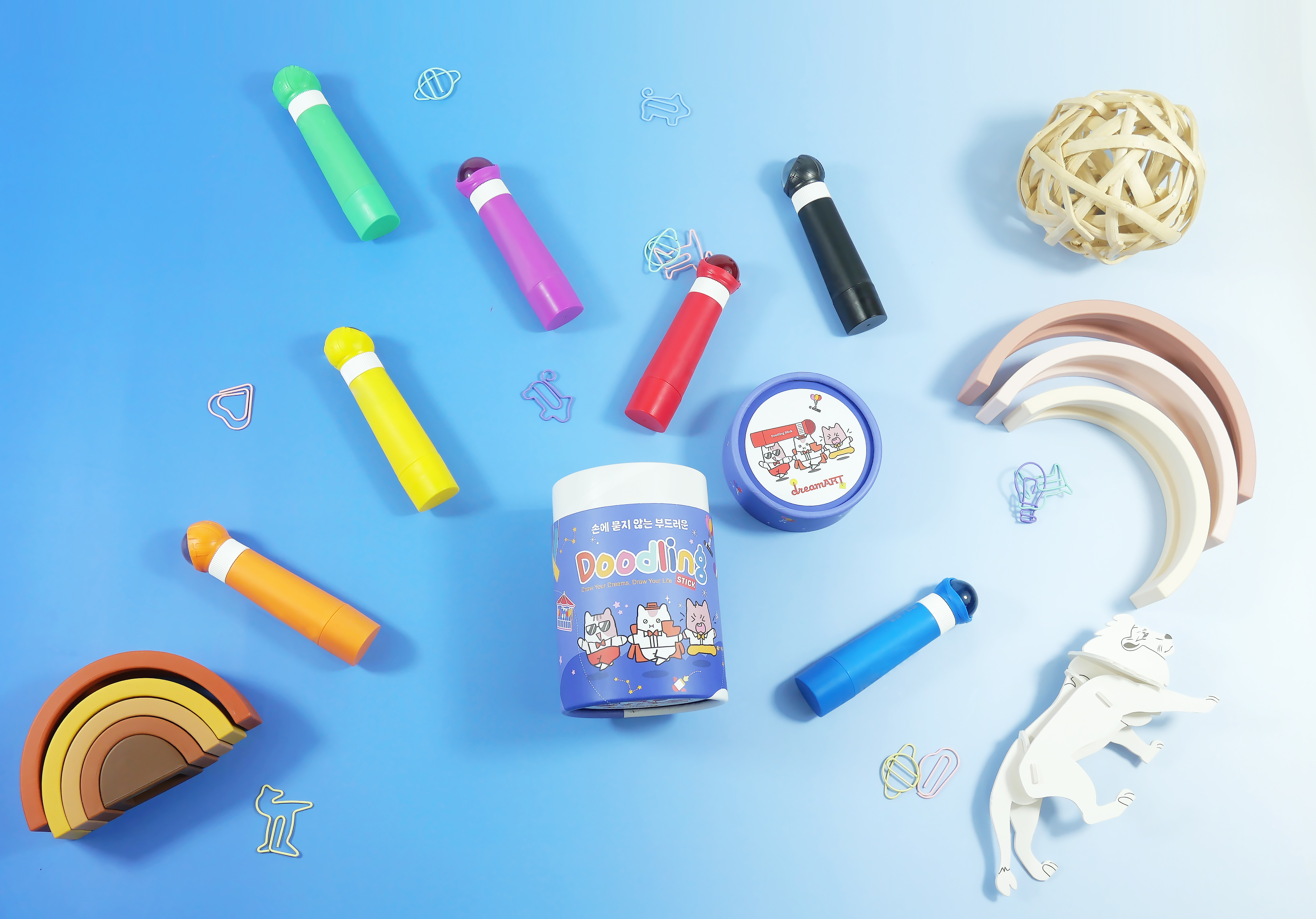 크레파스 크레용 어린이 조카 선물 유치원 어린이집 유아 아기 드림아트 두들링스틱