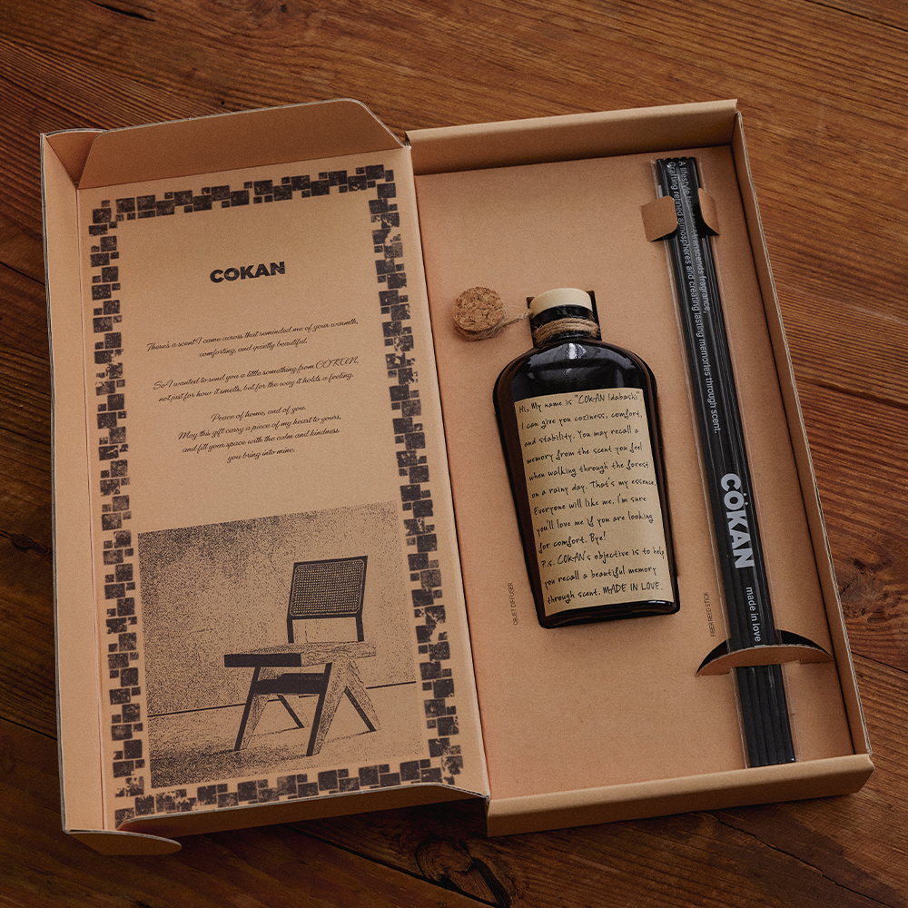 코칸 우디향 실내 방향제 디퓨저 대용량 오브제 인테리어 원룸 집들이 170ml 이다바시