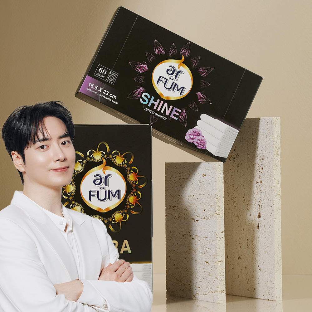 아로퓸 섬유유연제 건조기 드라이시트 60매+60매(샤인+엑스트라) 제품 이미지