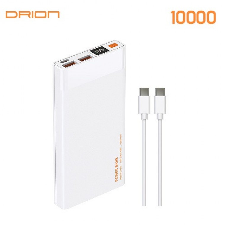 드리온고속 보조배터리 10000mAh C to C D-PD20W-10000 - 상품 이미지