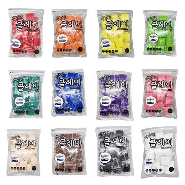 티티클레이 10g 30개입 파우치 300g 갈색 티티경인 - 상품 이미지