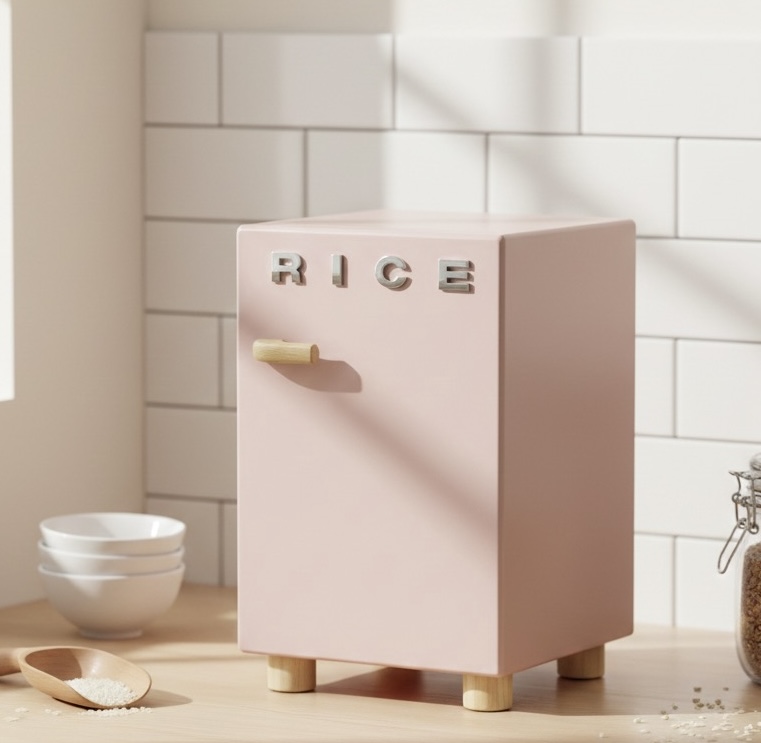 햇살공방 10kg 벌레가 덜 생기는 소나무 원목 쌀통 잡곡 보관함 이미지 6