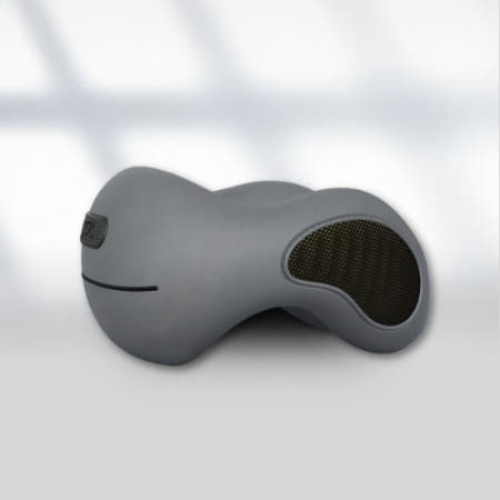 제네시스GV70 3.5(20~23) 모템 멀티 목쿠션 메모리폼 낮잠베개 차량용 사무실 휴대용 거북목 목베개 그레이 1개