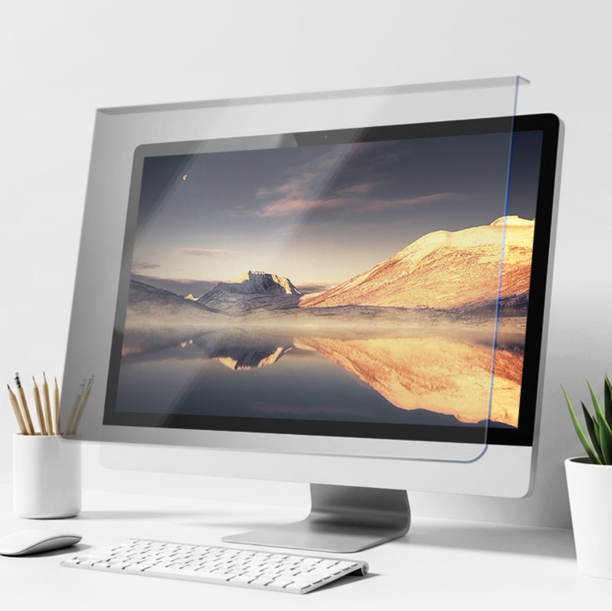 모니터사생활보호필름 시야각차단 보안필름 개봉기 | 실사용 후기 - 대표 이미지