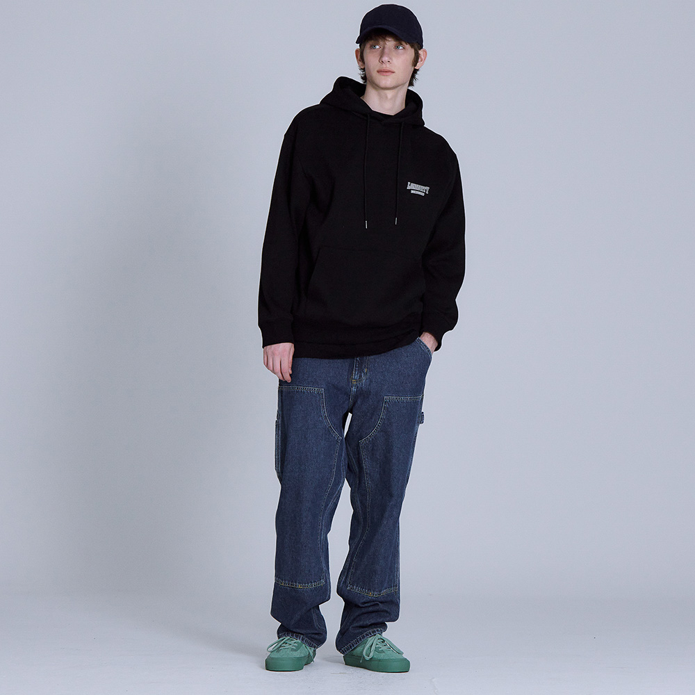 베이직하우스 공용 플리스프렌치테리 후드 티셔츠