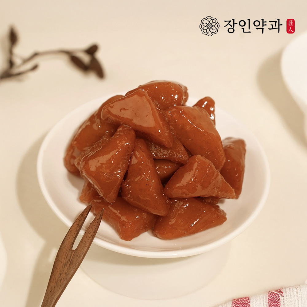 [장인더] 장인세모약과 650g 3팩 대용량 설 선물 명절 대용량 - 상세 이미지 4