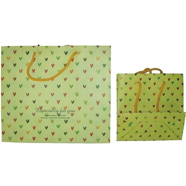 하트라인쇼핑백 소 180x230x87 - 메인 이미지