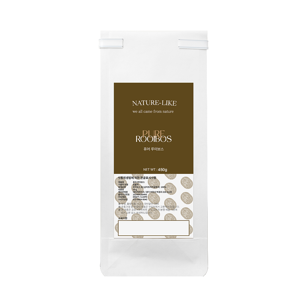 네이처라이크 퓨어 루이보스 유기농 순면티백 잎차 450g, 1개 - 상품 이미지