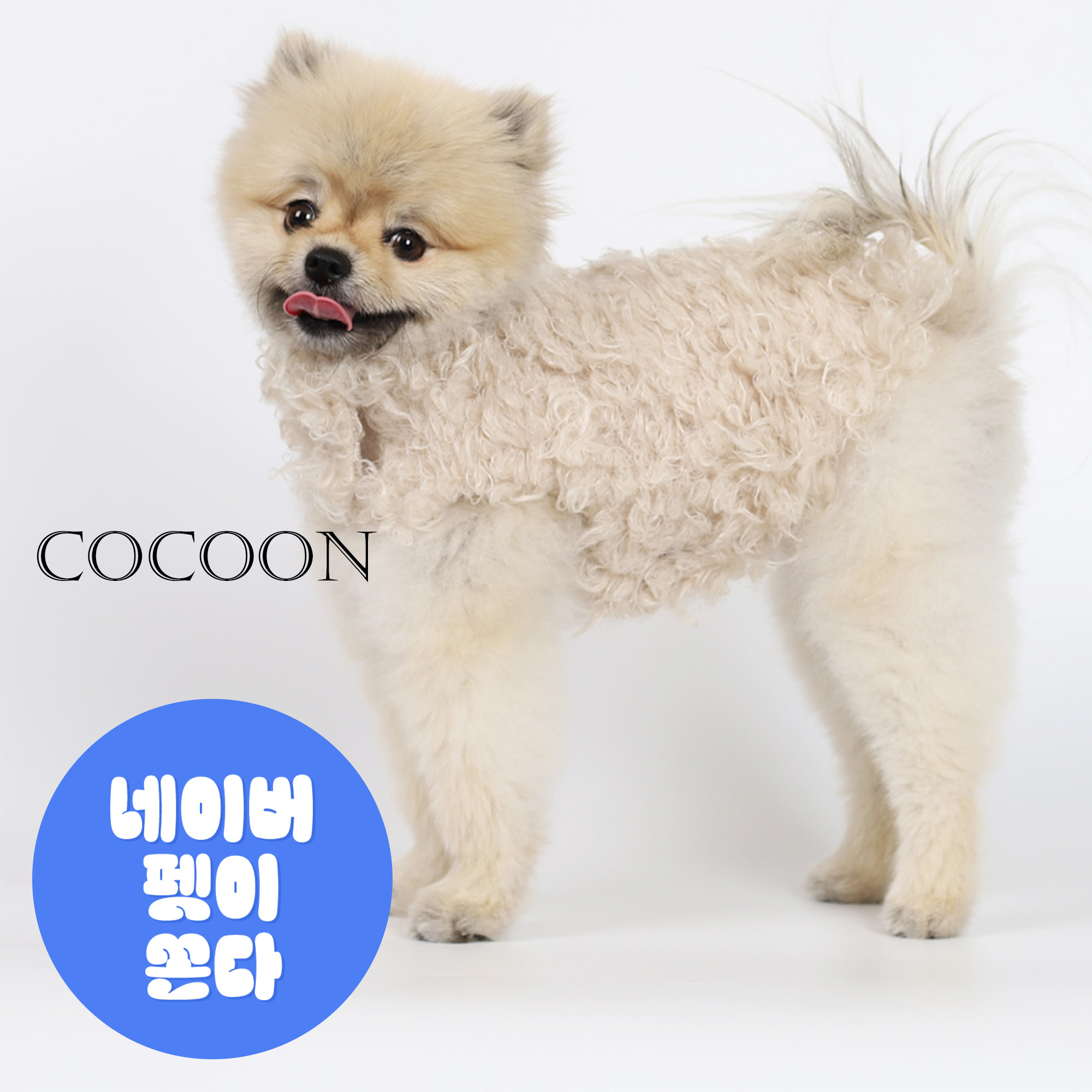 강아지겨울코트 몽루(COCOON)