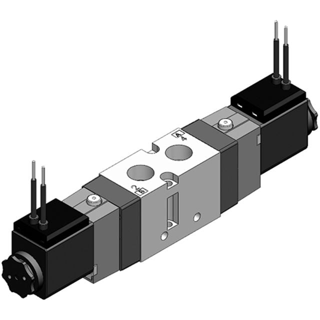 KCC 공압솔레노이드밸브(5포트) KS320S-220V(싱글) - - 상품 이미지
