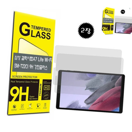 코어블루 SM-T220 갤럭시탭 A7 Wi-Fi (2021) 강화글라스 2장
