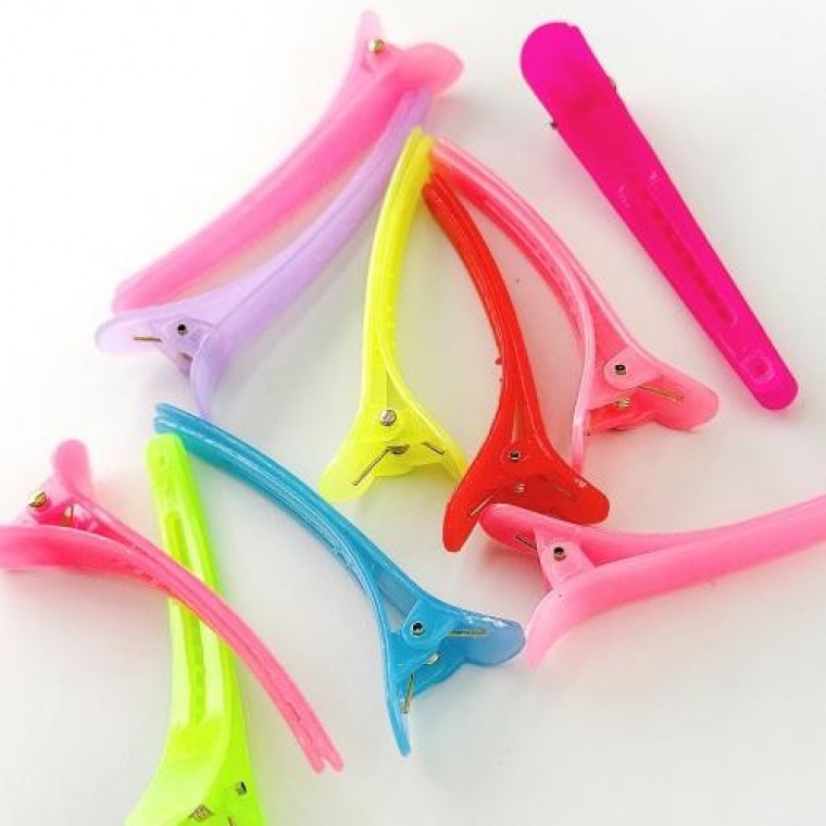 앞머리 헤어 집게 핀 10p 세트 8cm - 상품 이미지