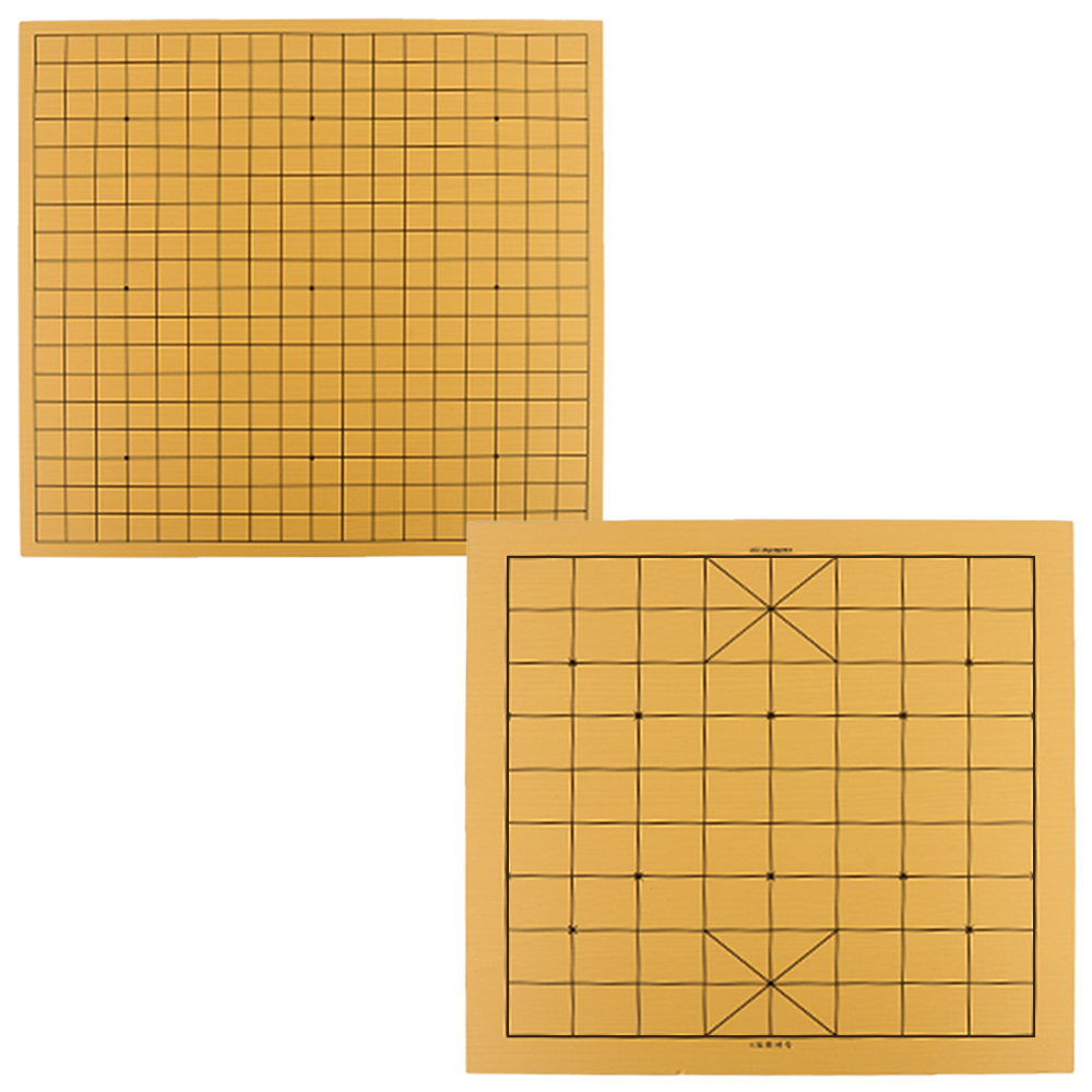 장기판 양면 육형제 바둑판 z1674