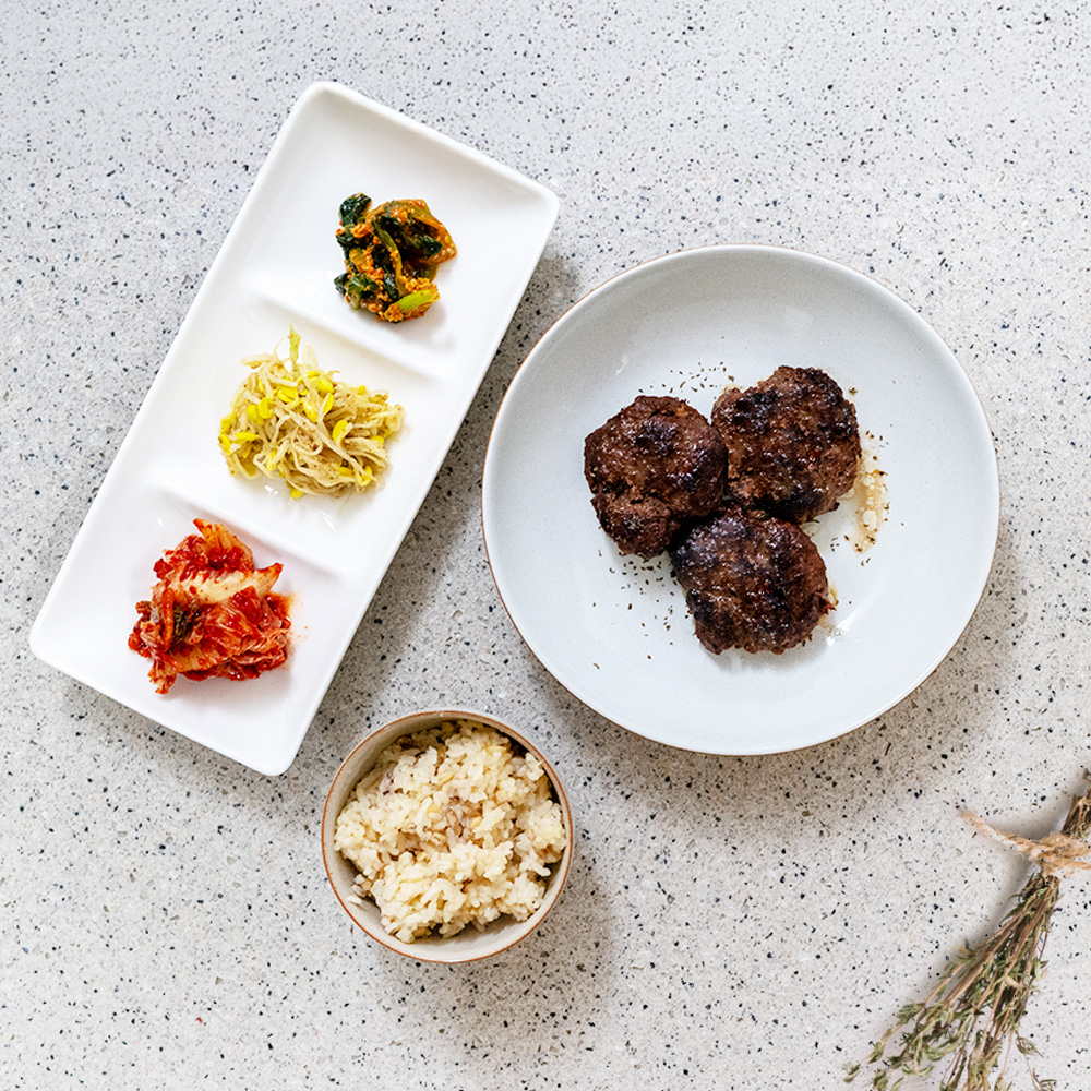 하우스팜 1+한우 100% 소고기 떡갈비 600g 2~3인분 햄버거 스테이크 - 상세 이미지 5