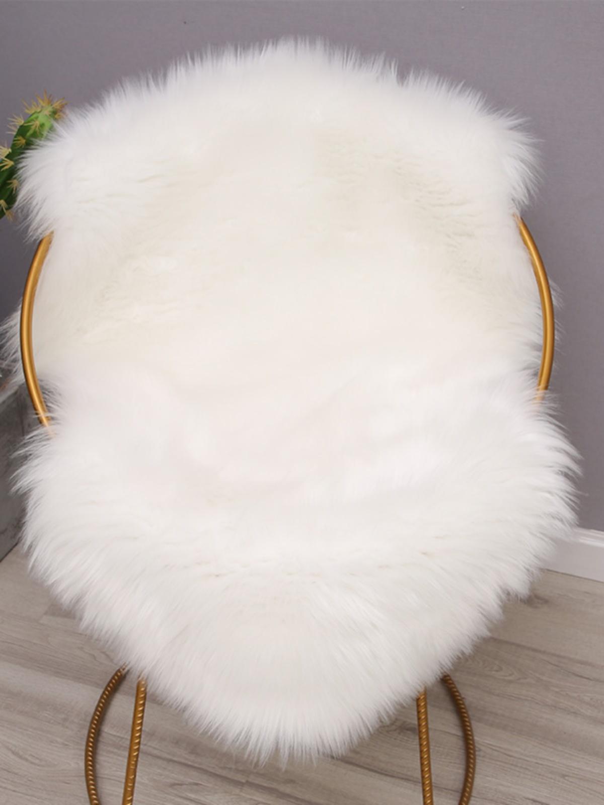 양털 의자 커버 방석 식당 시트 컴퓨터 사무실 패드