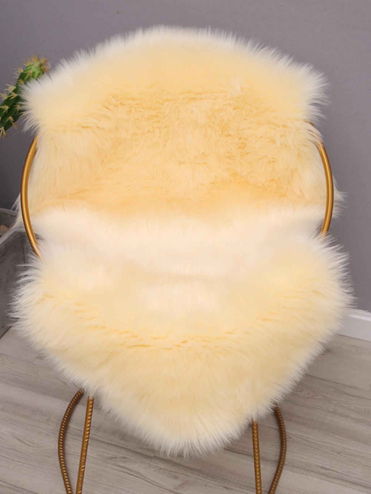 양털 의자 커버 방석 식당 시트 컴퓨터 사무실 패드