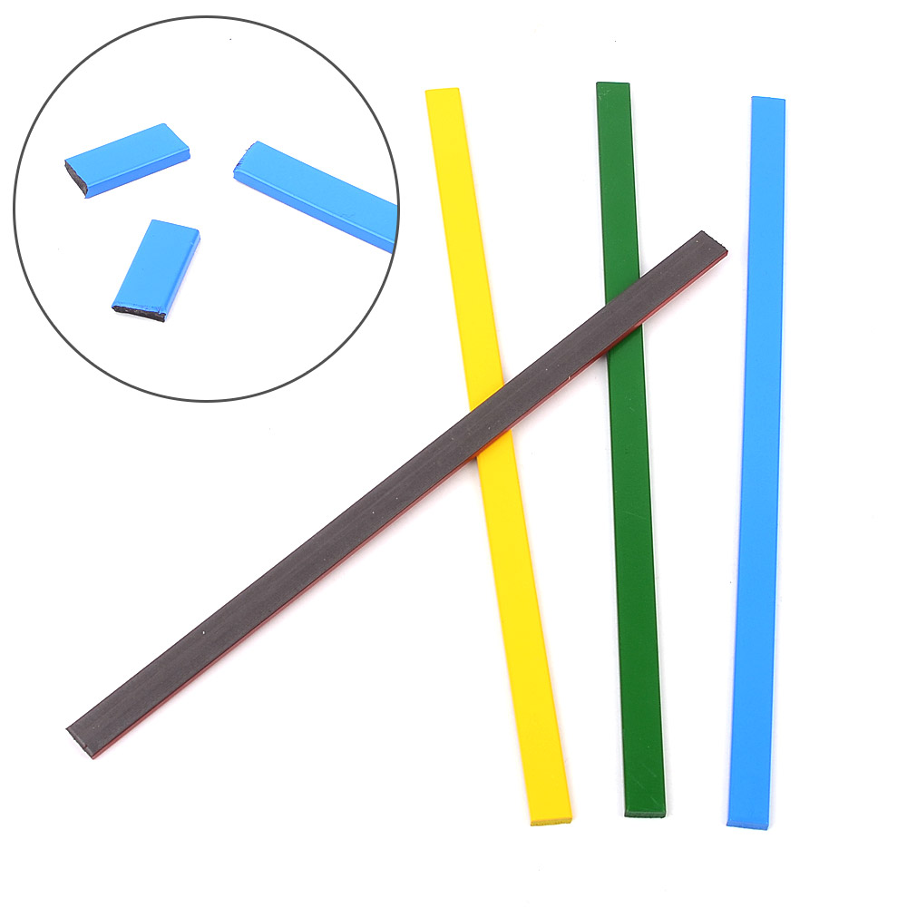 1X5개 4P 컬러 잘라쓰는 자석 스틱 고무 자석판 고무판 칼라 z2543 조각판 - 상품 이미지