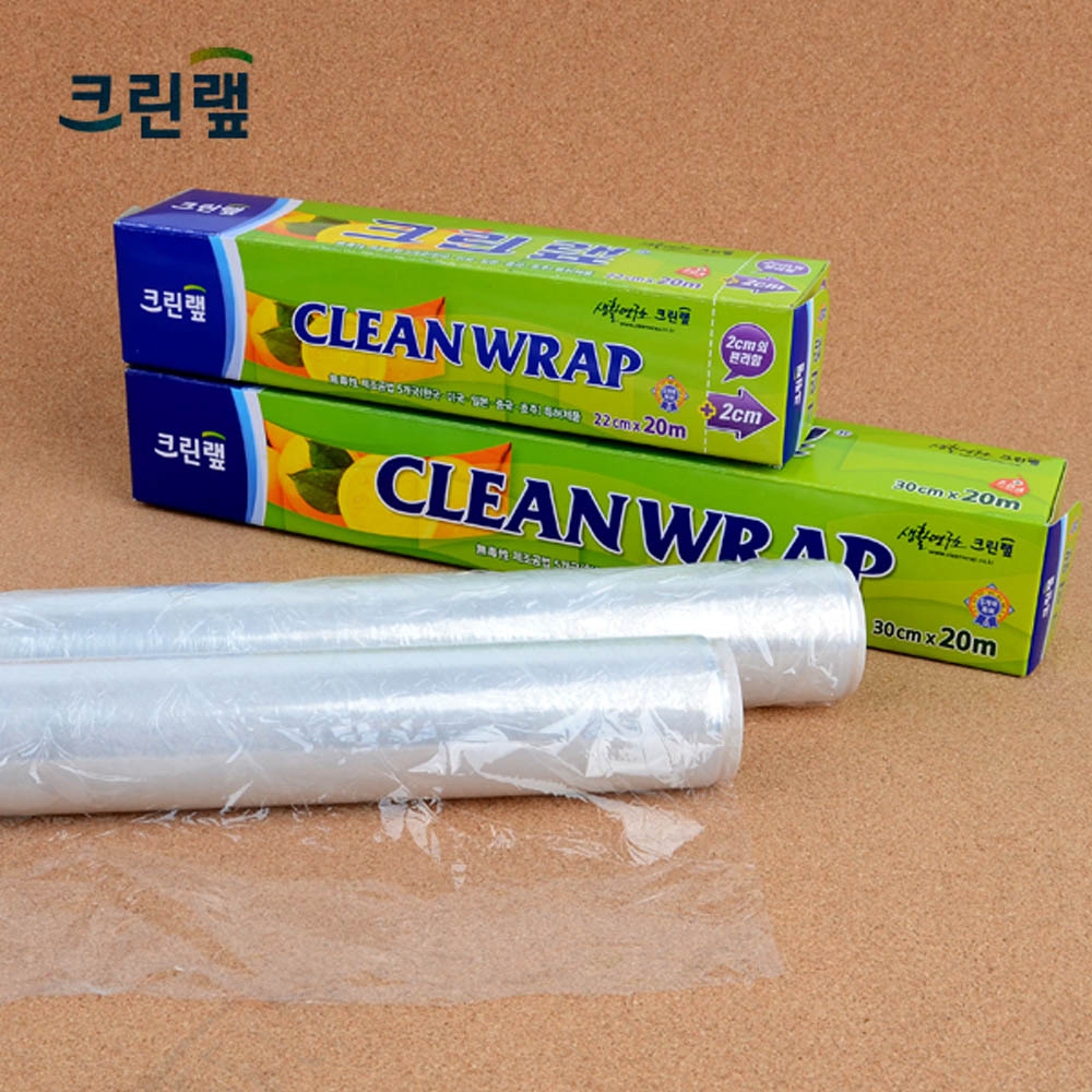 1X4개 일회용랩 20M 크린랩 x 22 30 cm 크린롤백 비닐 z734 비닐랩 주방 - 상품 이미지