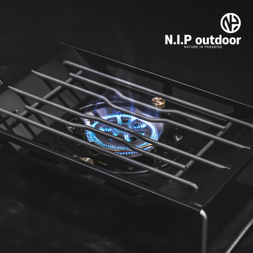 N.I.P 파워 플랫버너 강염 IGT 원버너 플레이트 액출 블랙