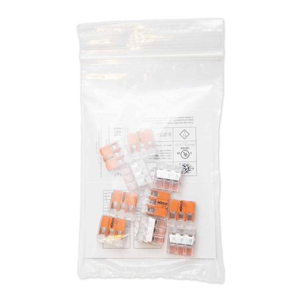 Wago 221-413 레버-너츠 3 도체 콤팩트 커넥터 10 PK pack of 500 - 상세 이미지 2