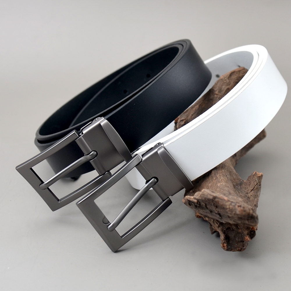 이탈리아 통가죽 남자벨트 심플사각 30m