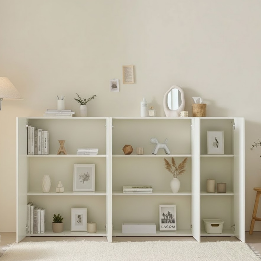 수납장 틈새 거실 모듈 원목 베란다 낮은 높은 슬라이딩 도어형 800 2단