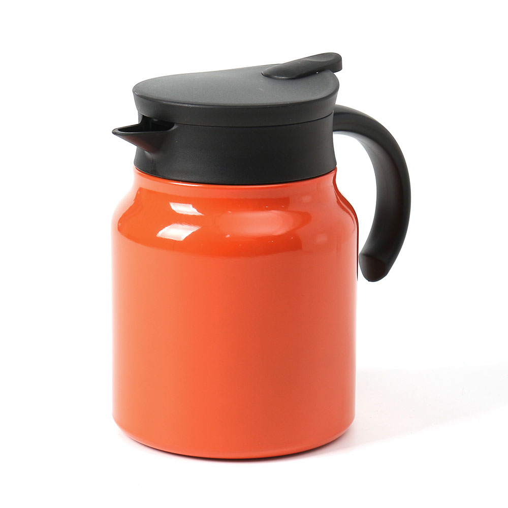 티웨어 이중진공 보온 주전자 물주 900 ml (오렌지) 보온보 냉주 보냉 공보 온주 - 상품 이미지