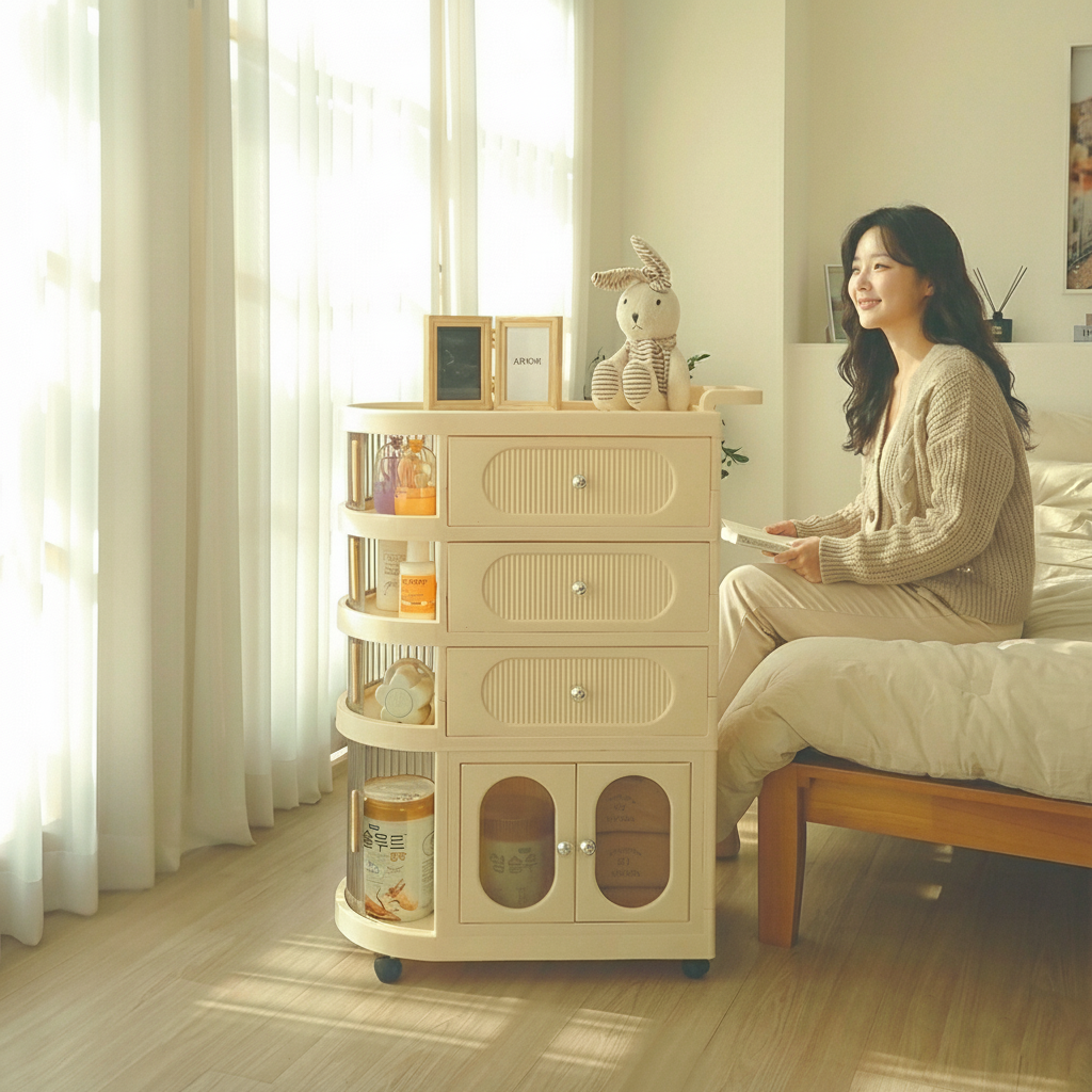 아크미 기저귀정리함 보관함 아기트롤리 - 메인 이미지