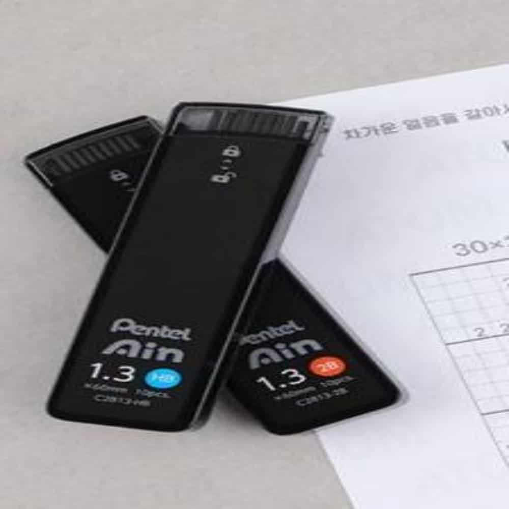 샤프 리필심 1.3mm(10개세트) 샤프펜슬 고시생샤프 - 메인 이미지