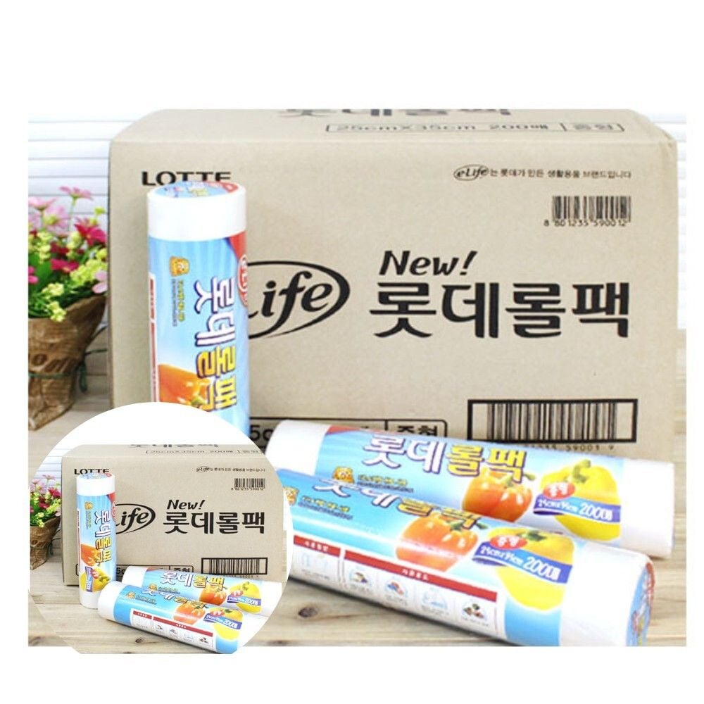 롤팩 25x35x200매 30개입 일회용롤백 위생비닐 - 상품 이미지