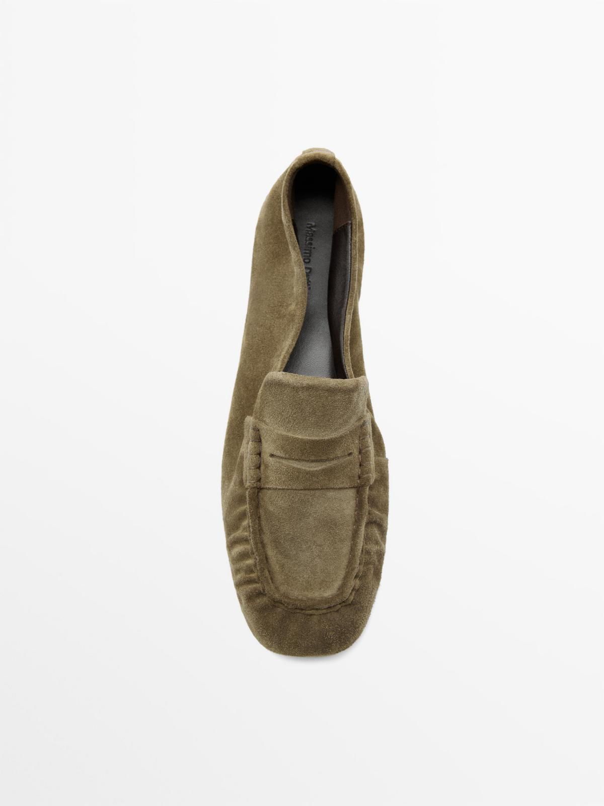 마시모두띠 소프트 스웨이드 페니 로퍼 1552/750 KHAKI - 상세 이미지 2