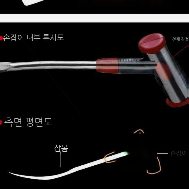 마늘캐는도구 곡괭이 마늘쫑 마늘삽 캐는 뽑는 미니낫 도구 기계 호미 쟁기 마늘 약초 - 상세 이미지 5