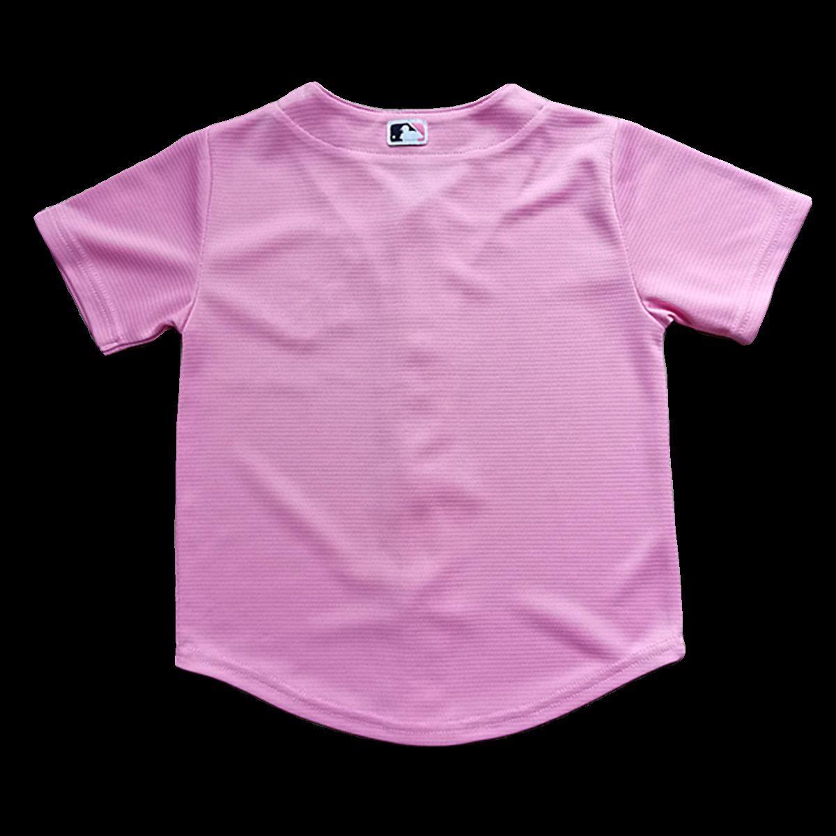 야구 유니폼 키즈 양키스 뉴욕 레플리카 반팔 저지 감청색 2T (높이 90cm 이하) - 상세 이미지 5
