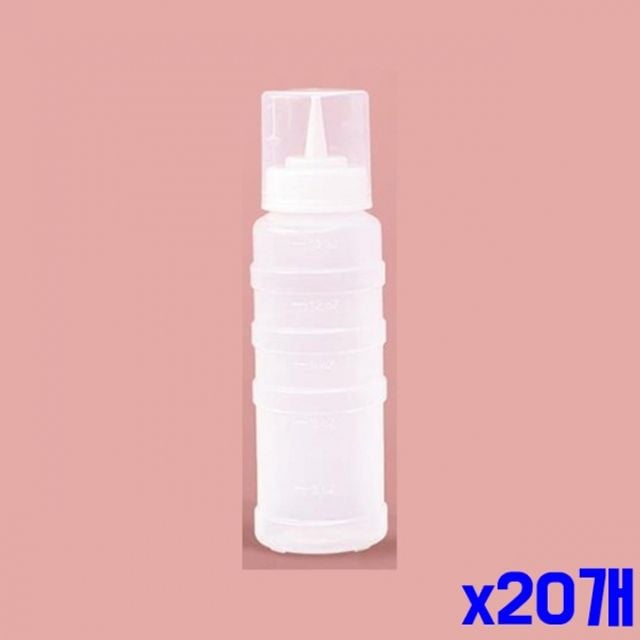 잘라쓰는 1구 뚜껑 소스명 중 x20개 소스병 소스통 - 상품 이미지