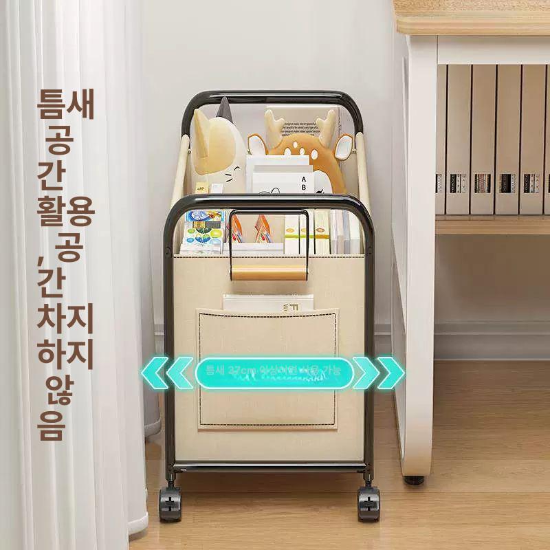 이동식 책가방 수납 정리대 학원 정리함 가방 바퀴 - 상세 이미지 5