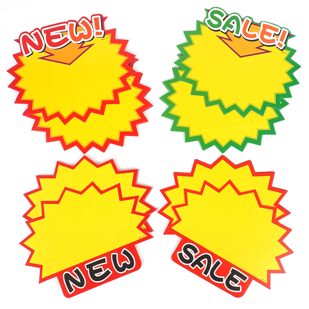 1X 10개 10P SALE NEW 톱니 모양 쇼카드 매장쇼 POP쇼 z4756 상품 - 상품 이미지