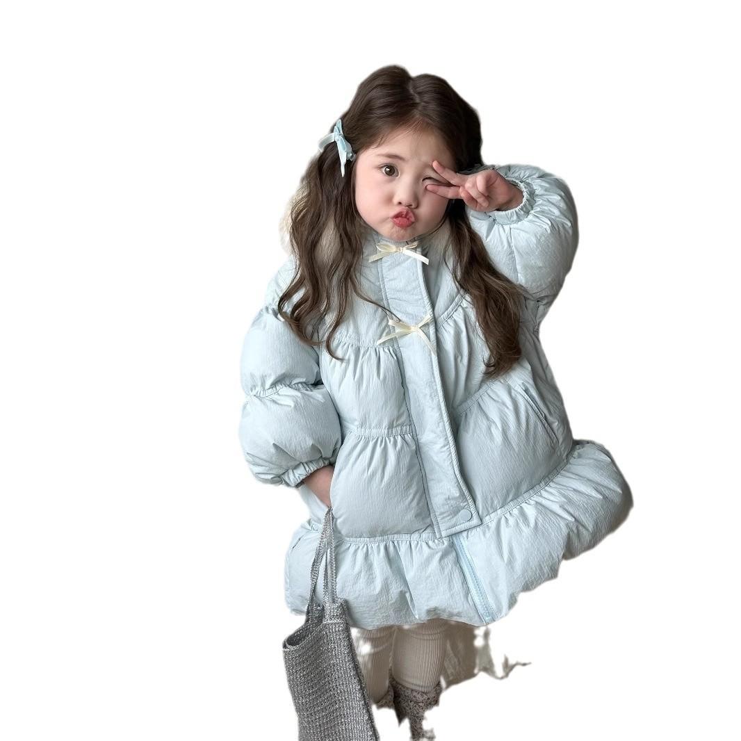 여아 겨울 오리털 패딩 덕다운 자켓 - 상세 이미지 2
