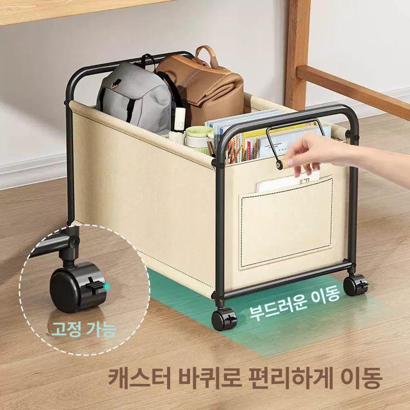 이동식 책가방 수납 정리대 학원 정리함 가방 바퀴 - 상세 이미지 3
