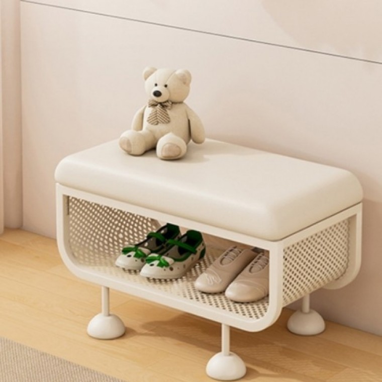 현관의자 벤치 수납 선반 의자 신발장 (60cm) DP138287 - 상품 이미지