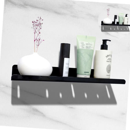 세면대 선반 일반용 블랙 400mm_HA400_037