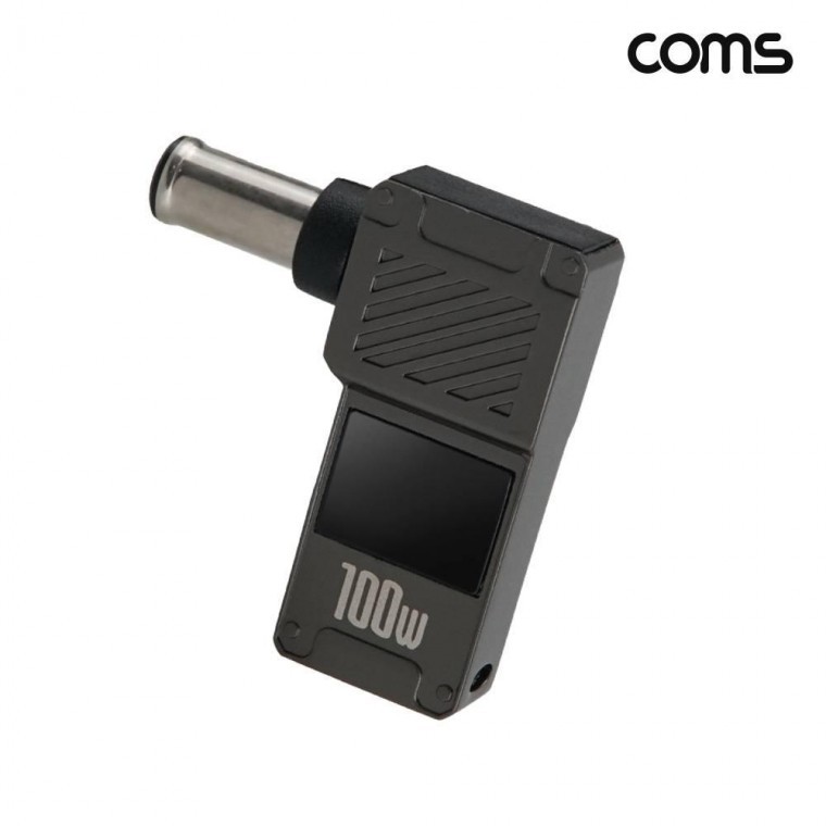 C타입 PD 변환 젠더 100W 20V 꺾임 고리형 외경 6.0 내경 4.4 JA421 - 메인 이미지