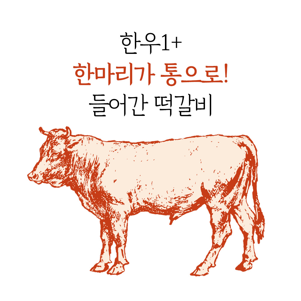 하우스팜 1+한우 100% 소고기 떡갈비 600g 2~3인분 햄버거 스테이크 - 상세 이미지 4